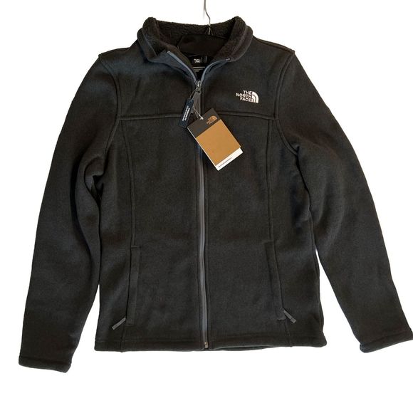 The North Face Women's Sz XL Dark Gray Heather Maggy Fleece Full Zip Sweater - Picture 11 of 12